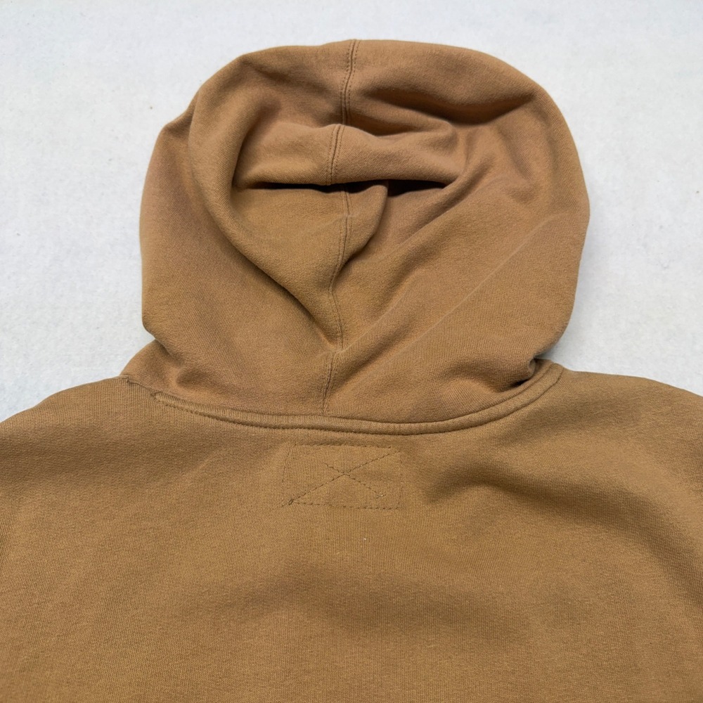 Y2K Aeropostale Hoodie Pullover Athletics Dept Graphic Cotton‎ Blend Brown Small - Picture 5 of 14